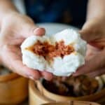 steamed pork bun from the stove was hot siopao