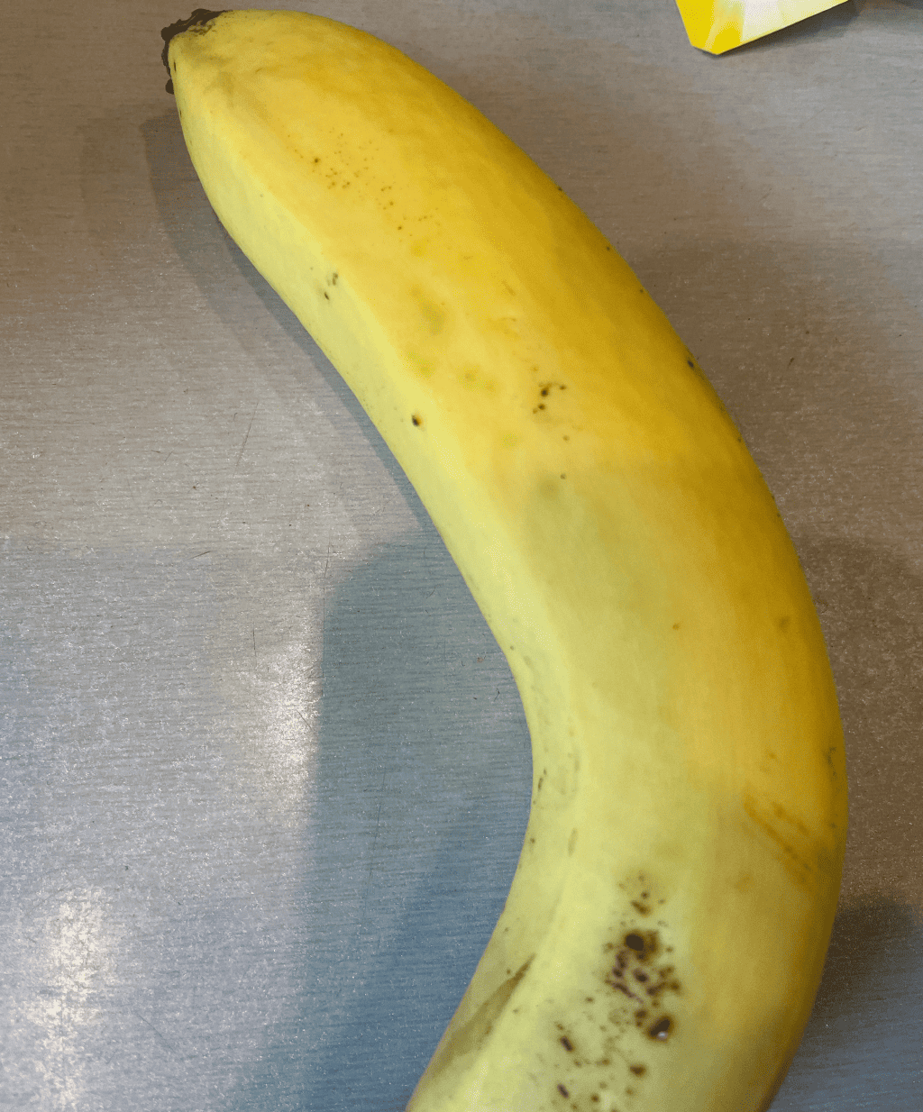 banana with green brown spots
