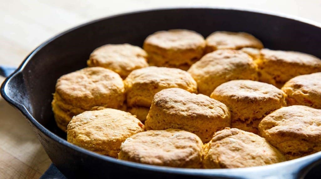 cook biscuits in a electric skillet