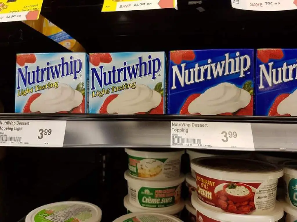 nutriwhip in stock