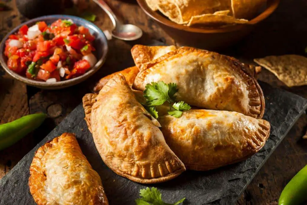 homemade stuffed chicken empanadas