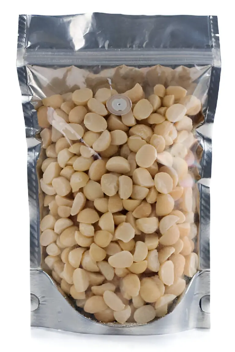 macadamia nuts in packaging