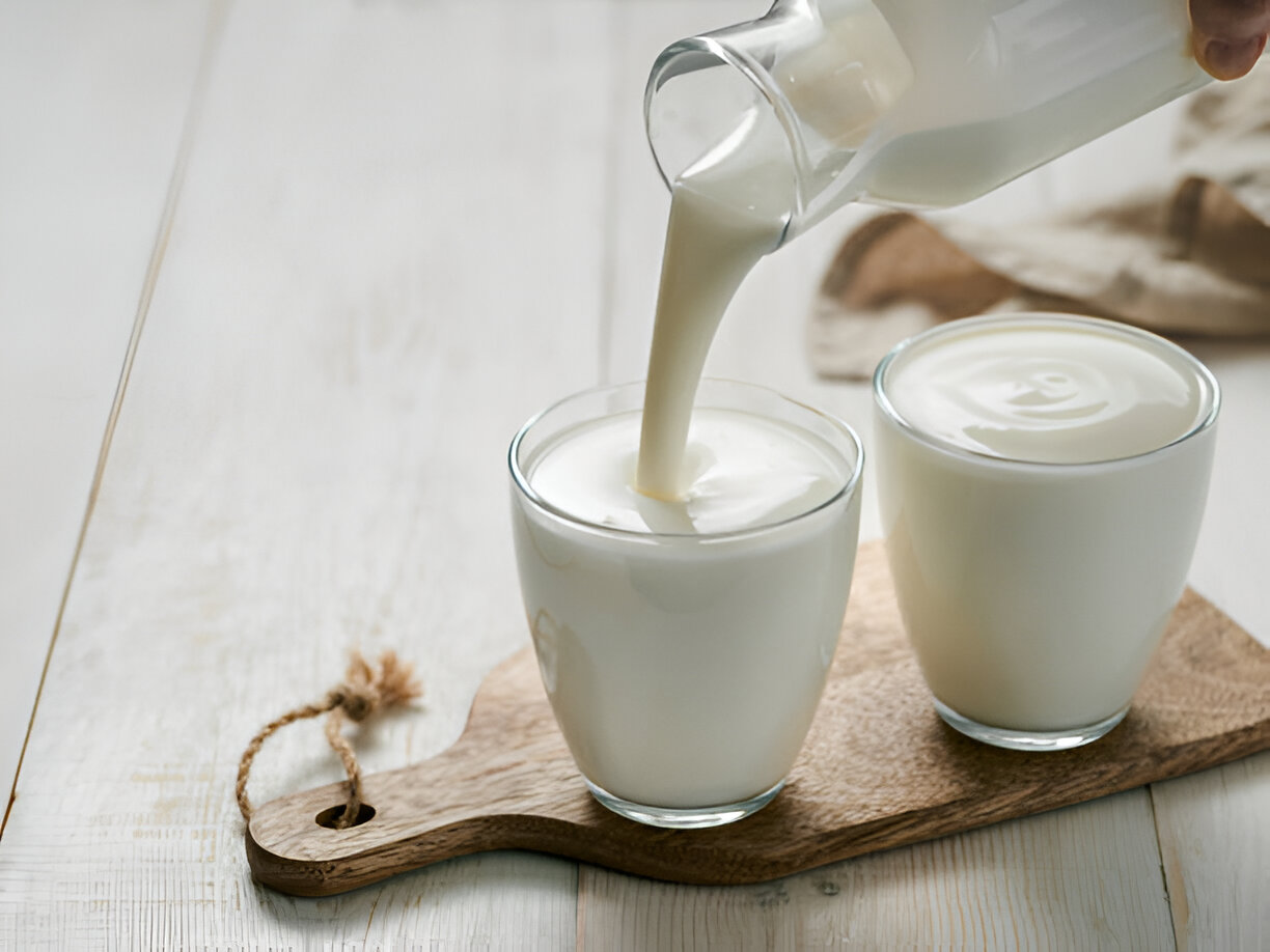 homemade kefir buttermilk or yogurt