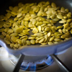 oasting pumpkin seeds pepitas