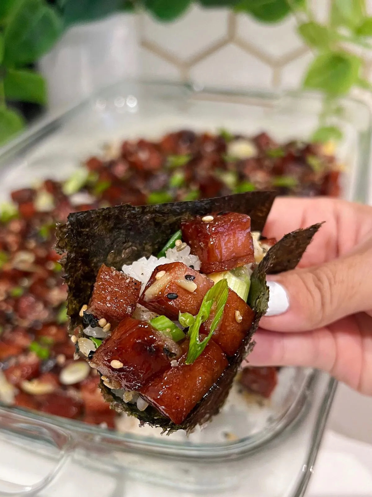 Spam Musubi Bake