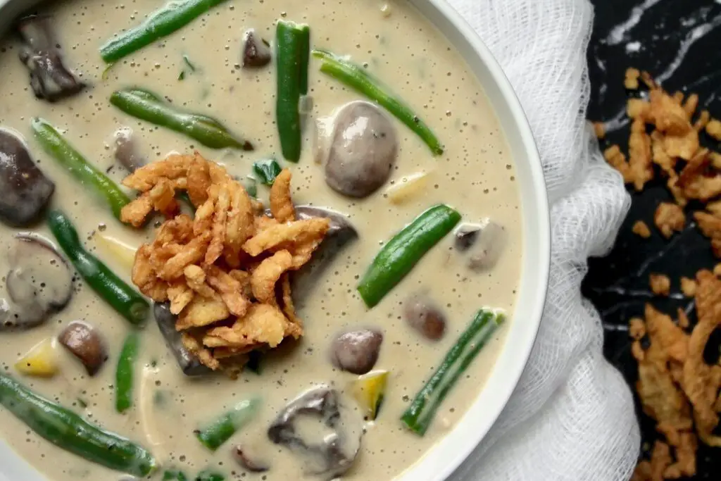 Green Beans Cream of Mushroom Soup French Fried Onions