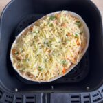 air fryer pasta bake processes steps
