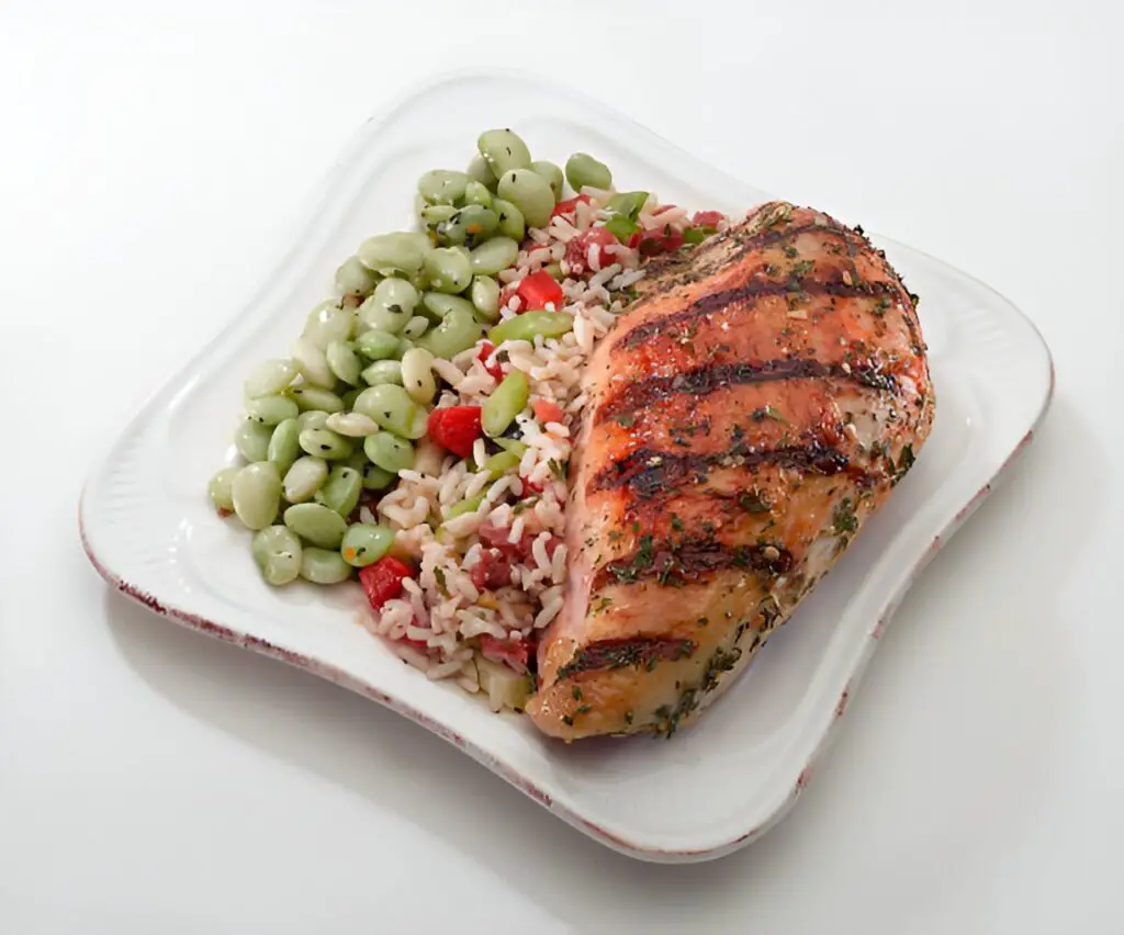chicken breast lima beans