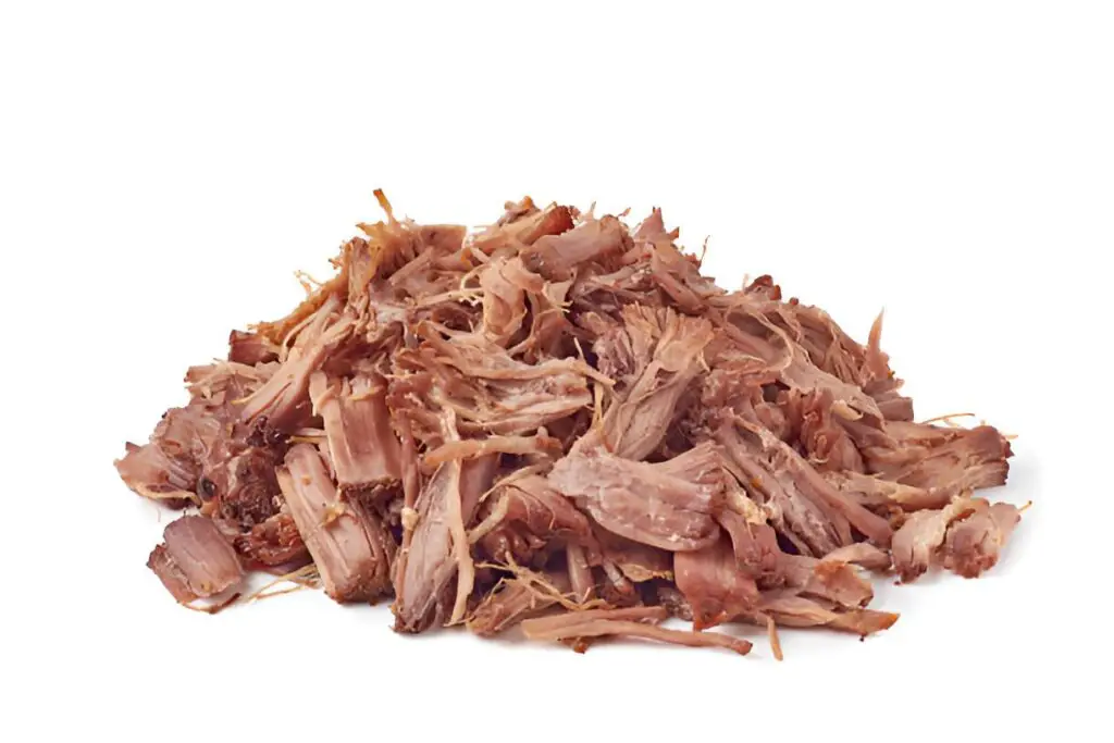 heap of shredded beef
