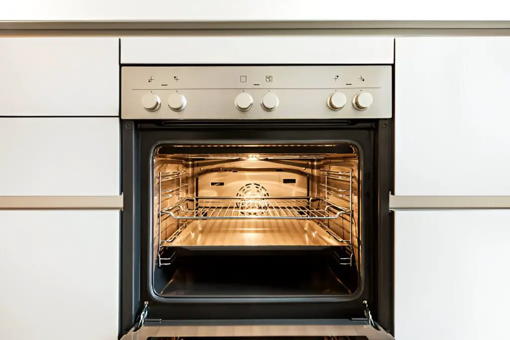 inside of the oven