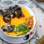 a bowl of omurice soup