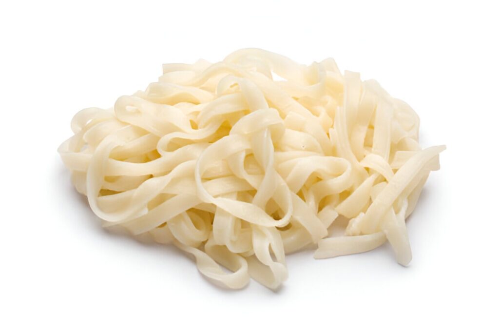 cooked noodles
