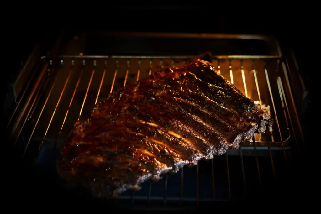 spare ribs grilled in the oven