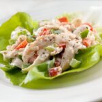 chicken salad lettuce wrap