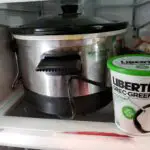 put the crockpot in the fridge