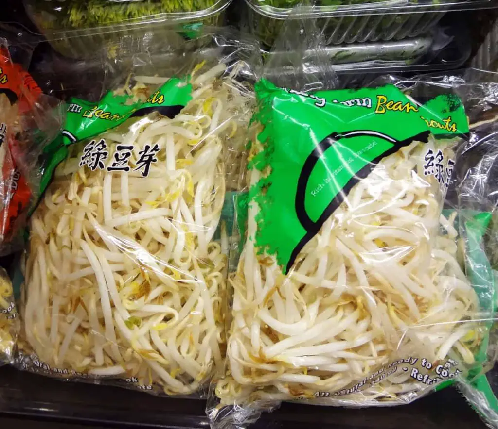supermarket mungbean sprouts