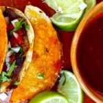 Red Chile Lamb (or Goat) Tacos