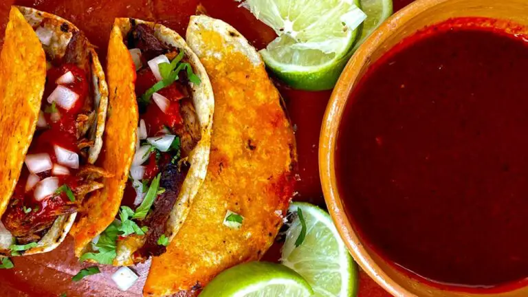 Red Chile Lamb (or Goat) Tacos