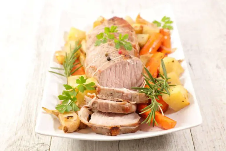 Roasted Meat Fillet with Grilled Potatoes