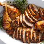 medium rare ​​Crisp Roast Duck