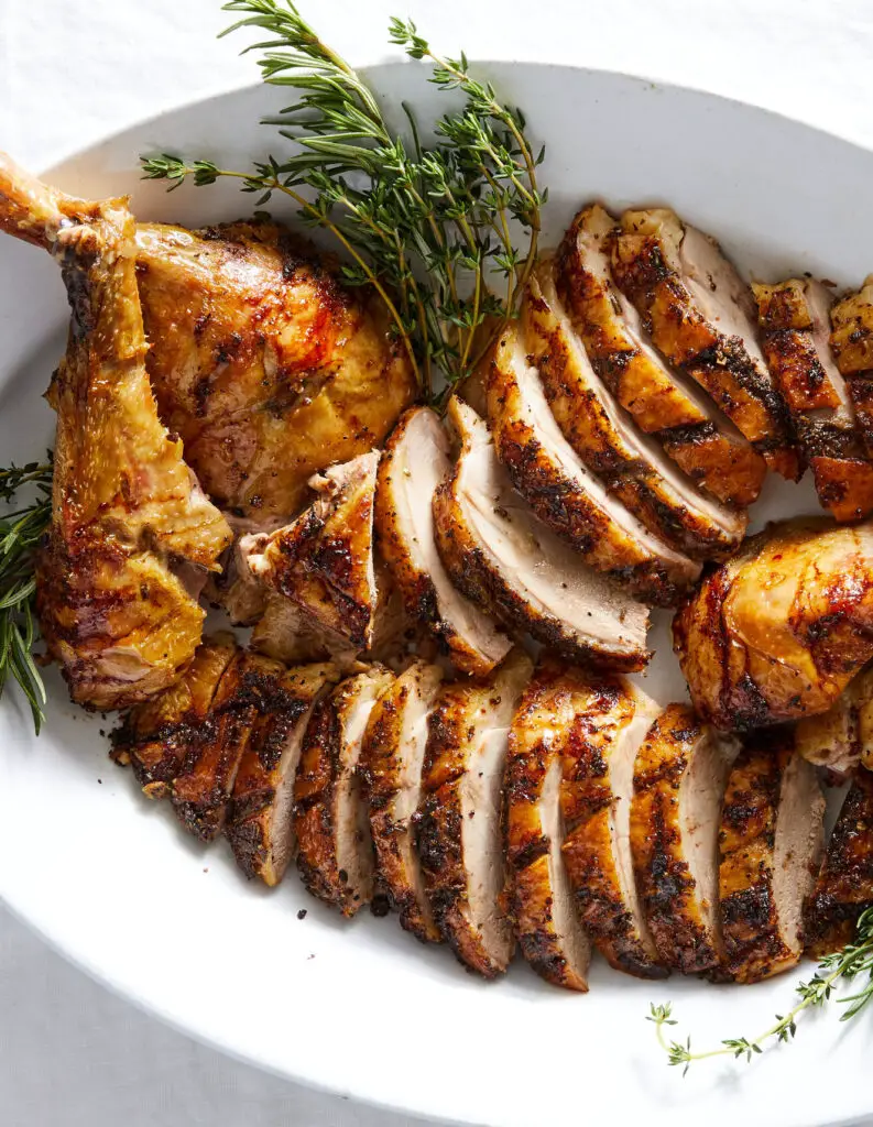 medium rare ​​Crisp Roast Duck